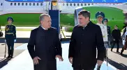 Президент Узбекистана Шавкат Мирзиеев прилетел в Астану