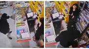 Дерзкое ограбление засняла камера в магазине в Талгаре