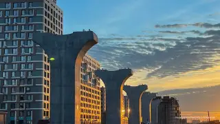 Возведение опор LRT завершено в Астане