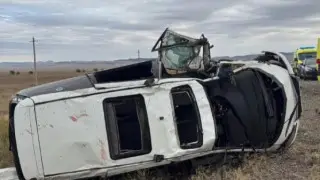 Авто перевернулось на трассе в области Жетысу: есть погибшие