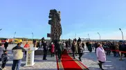 В области Абай открыли памятник пожарным и лесникам