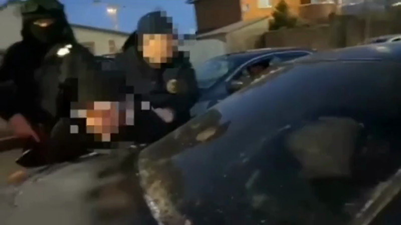 Кадры из видео полиции Астаны