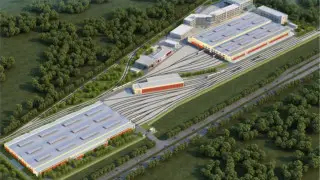 Строительство депо LRT началось в Астане