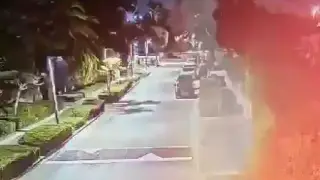 Две осветительные ракеты упали во дворе резиденции Нетаньяху