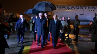 Президент Казахстана прибыл с государственным визитом в Венгрию