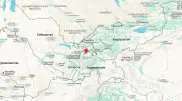Землетрясение произошло ночью в Кыргызстане