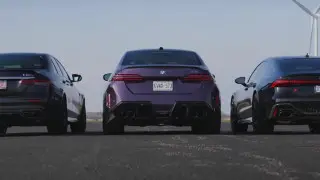 Какой седан быстрее: BMW, Mercedes и Audi сравнили в дрэг-рейсе