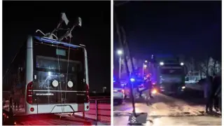 Большегруз снес тепловой портал в Караганде: без тепла остались жители частных домов