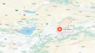 Землетрясение произошло на границе Казахстана и Китая