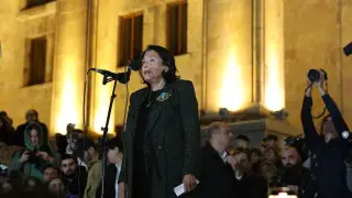 Президент Грузии отказалась сложить свои полномочия