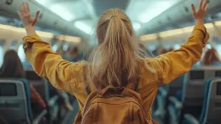 За неадекватное поведение задержали иностранку в аэропорту Алматы