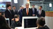 Токаев посетил Astana Hub