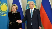 Токаев принял главу Совета Федерации России Матвиенко