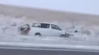 Три человека погибли в ДТП с участием минивэна в Костанайской области