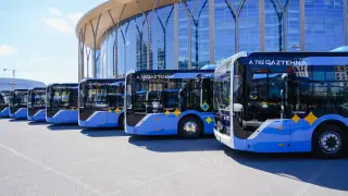 Более 700 автобусов вышли на линию в Астане