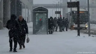 Метель в Астане: акимат обратился к горожанам