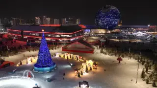 Как украсили к Новому году города Казахстана