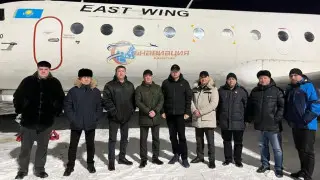 Борт санавиации прибыл в Актау из Астаны для помощи пострадавшим при крушении самолета