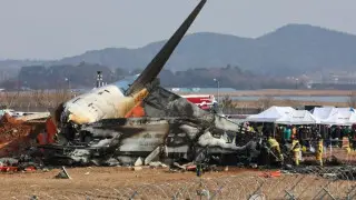 Извлечены данные черных ящиков разбившегося в Южной Корее самолета