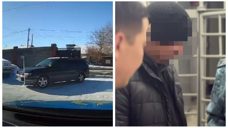 Кадры из видео: t.me/POLICE_of_KZ