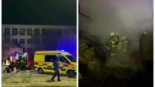 Ночные пожары в Казахстане: горели АЗС и ночной клуб
