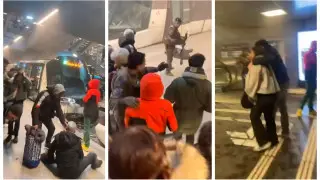 Два трамвая столкнулись в туннеле в Страсбурге, сотни человек пострадали