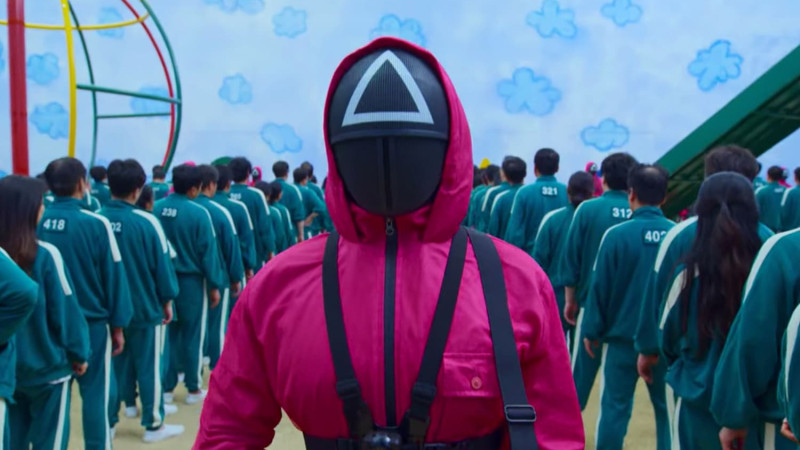 Кадр из сериала “Игра в кальмара“