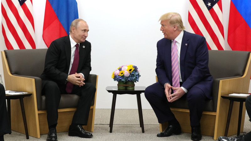 Путин и Трамп. Архивное фото: kremlin.ru