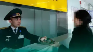 КНБ задержал иностранку с чужим паспортом