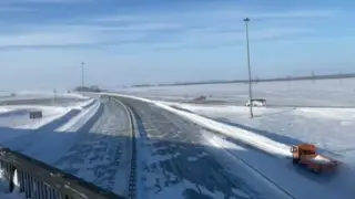 Участки республиканских трасс в нескольких регионах страны останутся закрытыми на ночь