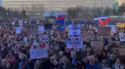 Многотысячная акция протеста против правительства Фицо проходит в Словакии