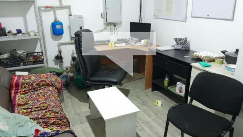 Фото с места преступления предоставил Бауыржан Жолжан