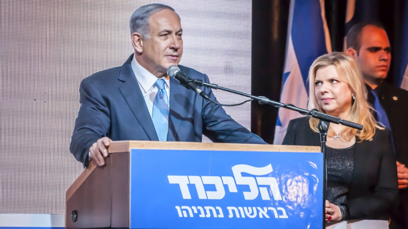 Биньямин Нетаньяху с супругой Сарой. Фото:depositphotos.com / Фото автора Roman_Yanushevsky