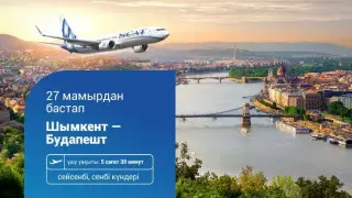 Казахстанцы смогут летать в Будапешт из Шымкента