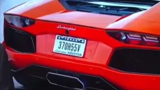Lamborghini с нецензурным госномером хотят аннулировать в США