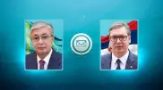 Токаев поздравил президента Сербии