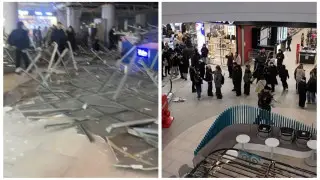 Обрушение потолка в ТРЦ Экибастуза: пострадали трое детей