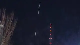 Загадочные огни в небе над Кок-Тобе: что это было