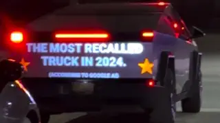 “Охота на Cybertruck“: пользователи TikTok атакуют электропикапы Tesla антимасковскими посланиями