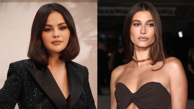 Фото: instagram.com @selenagomez, @haileybieber