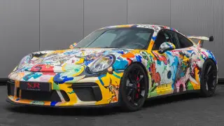 Porsche 911 GT3 превратили в восхитительный арт-кар. Смотрим