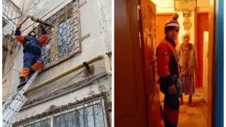 Спасателям пришлось открыть дверь гостям юбиляра в Кызылорде