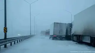Ограничение движения ввели в Акмолинской области из-за метели