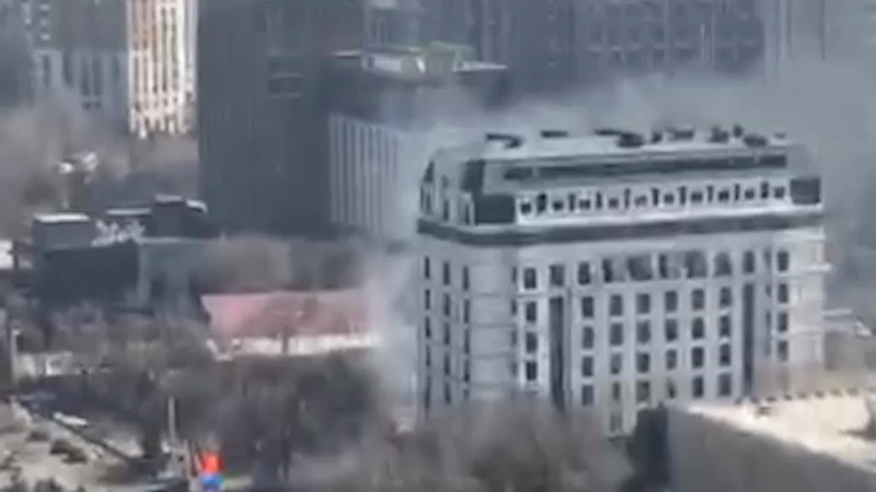 Кадры из видео читателя Tengrinews.kz