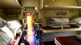 Пожар разгорелся в пассажирском поезде между Астаной и Карагандой