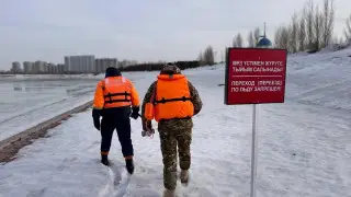 Лед на реке Есиль тает: спасатели обратились к жителям Астаны