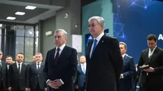 Что показали Токаеву и Мирзиееву на выставке AlmatyFairai