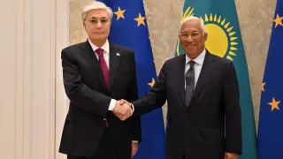 Токаев встретился с главой Европейского совета