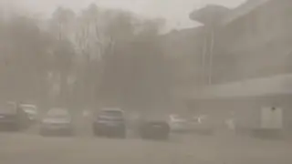 Алматы накрыла пыльная буря: Как это было