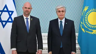 Токаев принял спикера парламента Израиля